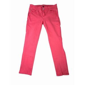 GAP Premium Skinny Jeans Women’s SZ 4 Red-Pink Stretch‎ Denim Pants